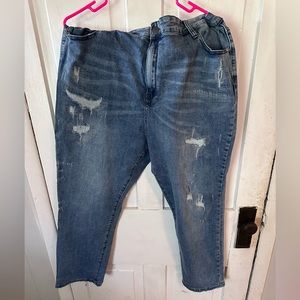 Ankle length jeans